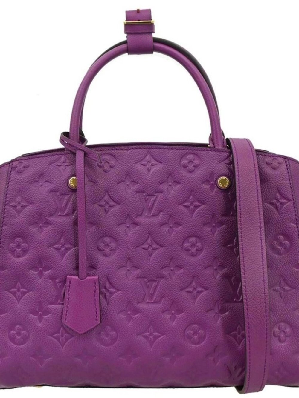 Louis Vuitton Purple Monogram Montaigne MM 2way Tote